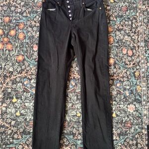 Levi’s Black High Waisted Jeans
